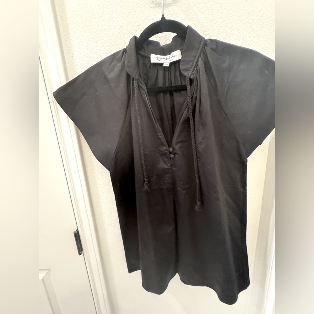 Hunter Bell. ONE OF A KIND TOP. Black with braided detail. Size XS. Brand new